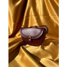Baggie Walk Bordo Küçük El Çantası