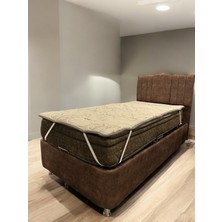 Pooly Bamboo 90X190 Yatak Pedi, Bambu Lastikli Yatak Şiltesi, Topper