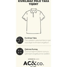 AC&Co / Altınyıldız Classics Erkek Çekmeyen Pamuklu Kumaş Slim Fit Dar Kesim Kıvrılmaz Polo Yaka Tişört