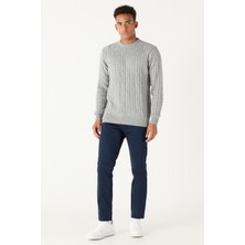 ALTINYILDIZ CLASSICS Erkek Lacivert 360 Derece Her Yöne Esneyen Rahat Slim Fit Dar Kesim Pantolon