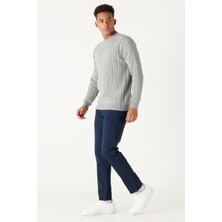 ALTINYILDIZ CLASSICS Erkek Lacivert 360 Derece Her Yöne Esneyen Rahat Slim Fit Dar Kesim Pantolon