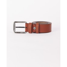 Altınyıldız Classics Erkek Taba Casual Suni Deri Jean Kot Kemeri