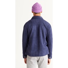 ALTINYILDIZ CLASSICS Erkek Lacivert Standart Fit Normal Kesim Gömlek Yaka Mont