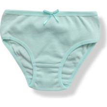 Giza Kids %100 Pamuklu Kız Çocuk Ribana Slip Külot İç Çamaşır 6lı Set