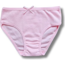 Giza Kids %100 Pamuklu Kız Çocuk Ribana Slip Külot İç Çamaşır 6lı Set