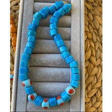 Mi Brillo Accessories Serenay Cam Bodrum Boncuk Kolye