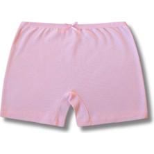 Giza Kids %100 Pamuklu Kız Çocuk Ribana Boxer Külot İç Çamaşır 6lı Set