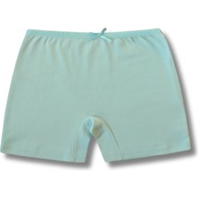 Giza Kids %100 Pamuklu Kız Çocuk Ribana Boxer Külot İç Çamaşır 6lı Set