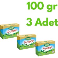 Yeşillik Market Tereyağı 100GR x 3 Adet Ekonomik Paketi Kahvaltılık Yemek Taze Sütten Üretilmiş Tereyağ