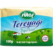 Yeşillik Market Tereyağı 100GR x 3 Adet Ekonomik Paketi Kahvaltılık Yemek Taze Sütten Üretilmiş Tereyağ