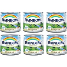 Rainbow Evaporated Milkoriginal 170GR x 6 Adet Yoğunlaştırılmış Süt