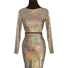 Due Stelle Uzun Kollu Crop Hologram