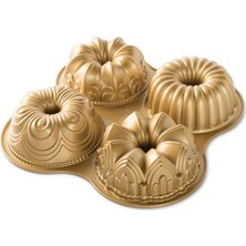 Nordic Ware 4´lü Bundt Şekilleri Kek Kalıbı