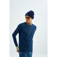 Unisex Slim Fit Uzun Kol Tshırt