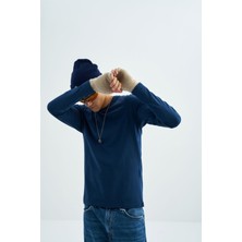 Unisex Slim Fit Uzun Kol Tshırt