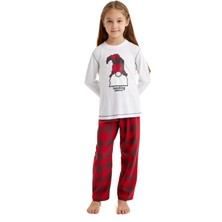 Blackspade Kız Çocuk Pijama Takımı 51635 - Beyaz