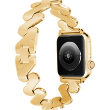 KCR Apple Watch 42-44-45-49MM Uyumlu Metal Strap Luxury Zigzag Kayış-Kordon Kcr