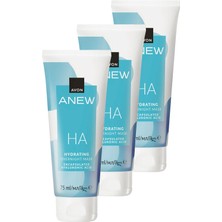 Avon Anew Hyalüronik Asit İçeren Gece Maskesi Üçlü Set 75 ml