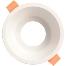 ACK TERRA BEYAZ YUVARLAK ALÜMİNYUM SPOT BOŞ ARMATÜR