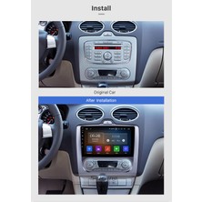 Necvox Ford Focus 2 Dijital 1999-2008 Multimedya Navigasyon Usb Kamera Carplayer 6 Ram