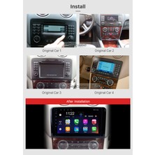 Necvox Mercedes Ml 2006-2012 Multimedya Navigasyon Usb Kamera Carplayer 6 Ram