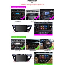 Necvox Toyota Corolla 2014 Multimedya Navigasyon Usb Kamera Carplayer 6 Ram