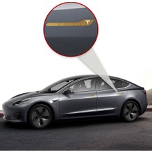 Ipg Tesla Model 3 - Model Y Için Özel Kesim Tesla Logolu Kapı Kolu Sticker Seti (4'Lü Set)
