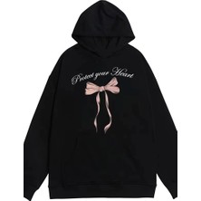 Y2K Harajuku Kurdele Kapşüşonlu Sweatshirt