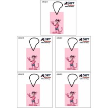 Jet Hızında Jethızında 5'li Set Pink Panter Pembe Panter Özel Tasarımlı Dekoratif Oto Araç Kokusu