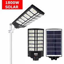 Dls 1800W Solar Güneş Enerjili Profesyonel LED Bahçe Aydınlatması Hareket Sensörlü 936 Ledli