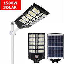 Dls 1500W Solar Güneş Enerjili Profesyonel LED Bahçe Aydınlatması Hareket Sensörlü 780 Ledli