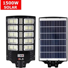 Dls 1500W Solar Güneş Enerjili Profesyonel LED Bahçe Aydınlatması Hareket Sensörlü 780 Ledli