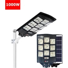 Dls 1000W Solar Güneş Enerjili Profesyonel LED Bahçe Aydınlatması Hareket Sensörlü 513 Ledli