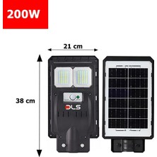 DLS SLR-LD200 200 Solar Dls Güneş Enerjili Bahçe Çevre Lambası