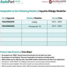 Alpha Auto Part Volkswagen Caddy,transporter T6 Için Sürgülü Kapı Kilit Dişlisi