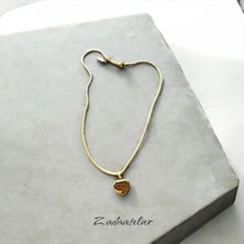 Ada Gold ve Gümüş Renk Seçeneğiyle Yeni Kalp Kolye