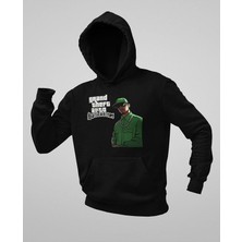 Sevbano Gta San Andreas Baskılı Unisex Oversize Hoodie