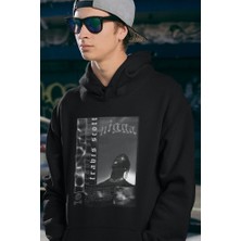 Sevbano Nigga Travis Scott Baskılı Unisex Oversize Rapper Hoodie