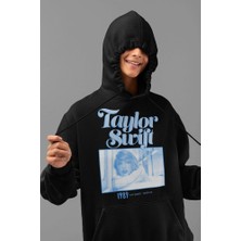 Sevbano Özel Tasarım Taylor Swift Baskılı Unisex Oversize Şarkıcı Hoodie
