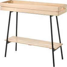 Ikea Vanıljstång Çiçeklik, Çam-Siyah, 67 cm