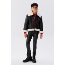 Beverly Hills Polo Club Kız Çocuk Siyah Ceket