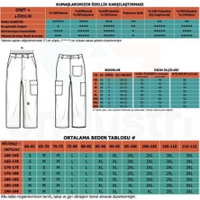 Şensel, İş Pantolonu, Gri-Siyah, Komando Cepli -54E482-