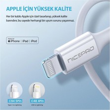 Npo UTL20 45W 2m Tpe USB To Lightning Hızlı Şarj ve Data Kablosu