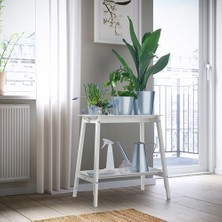 Ikea Alpvıde Çiçeklik, Beyaz, 63 cm