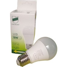 Uzlight 10W 3000K (Sarı Işık) LED Ampul 10 'lu Uzlight