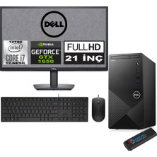 Dell Vostro 3910 mt Intel Core I7 12700 32GB 2tb SSD 21.5" Fhd Windows 11 Home Nvidia Nvidia GTX1650-4GB Masaüstü Bilgisayar 21N3910GTX1650H19 + Zetta USB Bellek