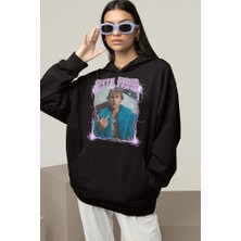 Sevbano Şarkıcı Justin Bieber Baskılı Unisex Oversize Hoodie