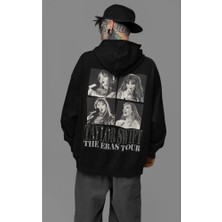 Sevbano Taylor Swift The Eras Tour Baskılı  Oversize Şarkıcı Hoodie