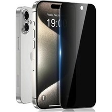 Coolacs Apple iPhone 16 Plus ile Uyumlu Hayalet Gizlilik Filtreli Privacy 5d Cam Ekran Koruyucu