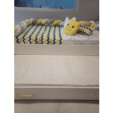 Efendi Bebe Kapitoneli Yavrulu Işıklı Karyola